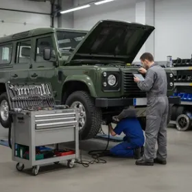 Reparation af Land Rover