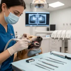 Eläinten hammashoito