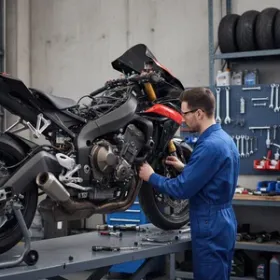 Motorsykkelreparasjon